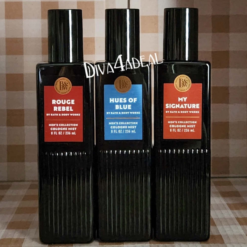 3X New! Bath & Body Works Men’s Cologne Mist Sprays
